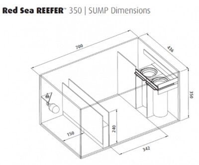 Sump Baffle Kit Waterbox Red Sea aquarium fish tank reef