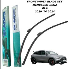 Front Wiper Baldes Set Pair Fits Mercedes-Benz GLA Class SUV 2020 - 2024