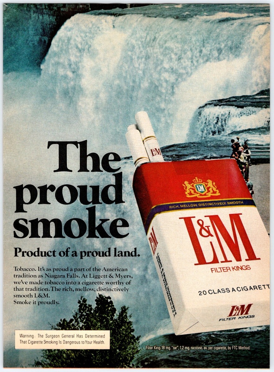 1975 NIAGARA FALLS L&M CIGARETTES Vintage 1970's 8