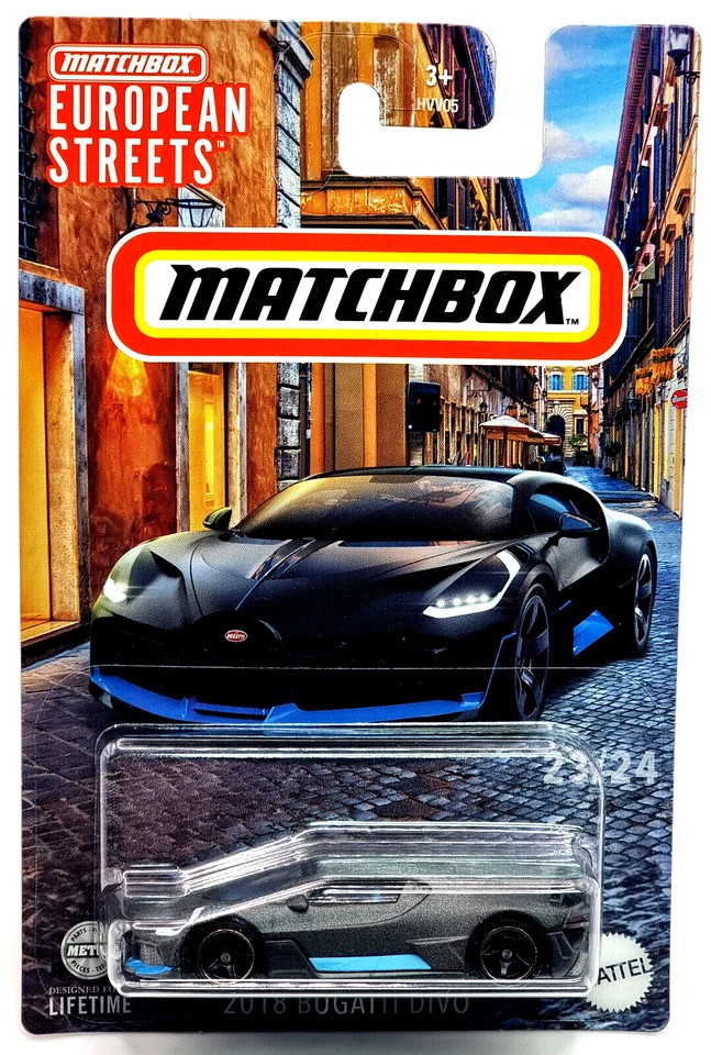 Mattel Matchbox European Streets Serie Car / Auto 2018 Bugatti Divo