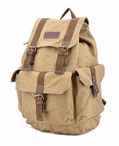 Gootium 21101 Specially High Density Thick Canvas Backpack Rucksack