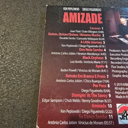 Ken Peplowski & Diego Figueiredo – Amizade CD 2019 Arbors Records Rare Jazz - Picture 3 of 10
