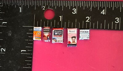 Dollhouse 1:12 Miniature Personal Products Boxes Choice