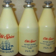 Lot of 3 Vintage Original Scent Shulton Old Spice 2 1/8  oz After Shave - FULL