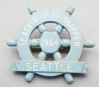 Vintage 1964 Seattle Seafair Skipper Hydroplane Pin — photo 1