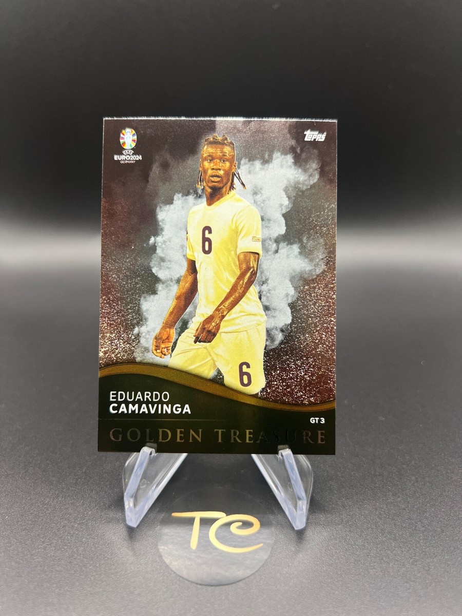 2024 UEFA EURO Match Attax Eduardo Camavinga Golden Treasure