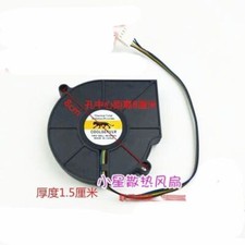 1 Pc. New BB7515BU 12V 0.80A double ball turbofan blower 4 wires