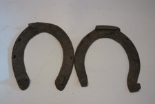 Antique Rusty Horse Shoes Vintage- 6.25" x 8",lot of 2
