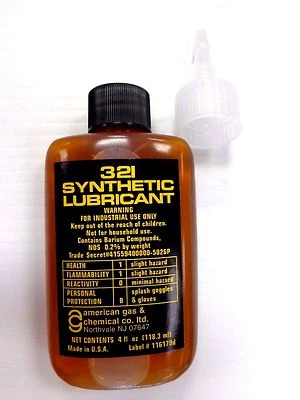 SMOOTH DRAG TSI 321 Synthetic Lubricant Reel Oil / Bearing Oil - 4 Oz Bottle w/ Dropper Cap