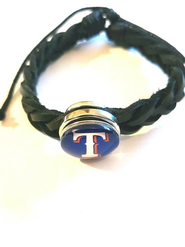 Texas Rangers MLB Snap Bracelet w Snap or Snap only. Fits Ginger snaps - Picture 3 of 7
