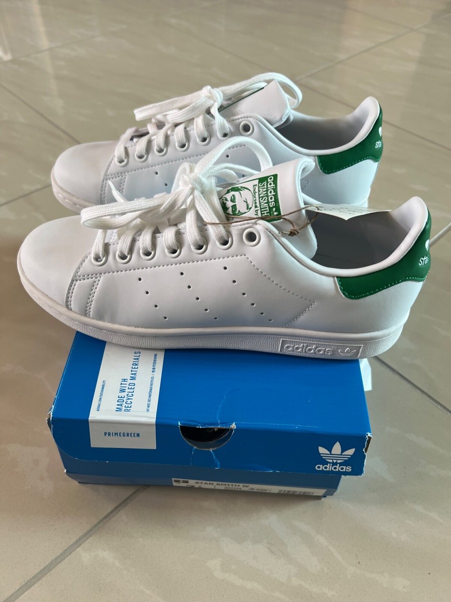 2505 Adidas Stan Smith W women's White green sneakers size 7 1/2