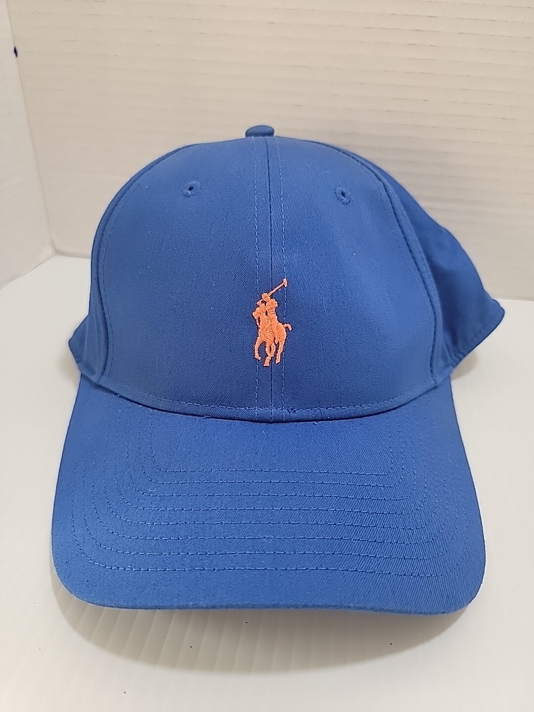 Polo Ralph Lauren Cappello da Baseball Berretto Performance Ricamato Arancione Pony...