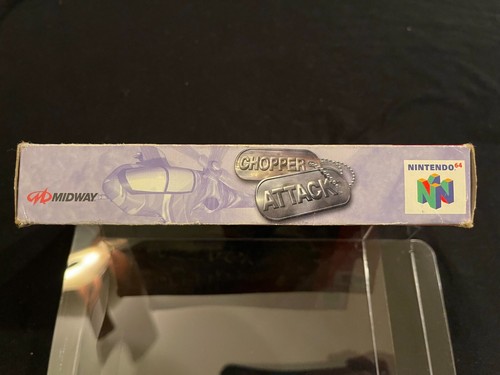 Chopper Attack (Nintendo 64, 1998) Box Manual Complete CIB N64 - Picture 10 of 15