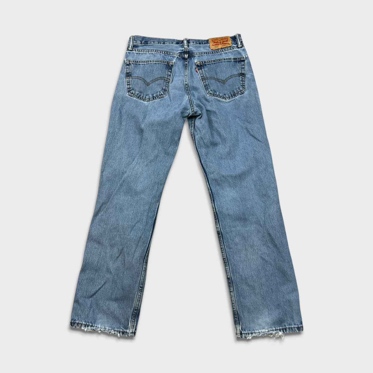 Levi's 516 Jeans Mens 34x32 Blue Straight Leg Light Wash