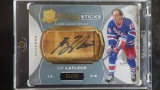 UPPER DECK THE CUP 2014-15 GUY LAFLEUR SCRIPTED STICKS AUTO /35