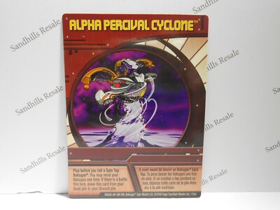 BAKUGAN - CYCLONE Percival - Darkus Black - Mechtanium (Read) 770G EUR 20,00 - ES