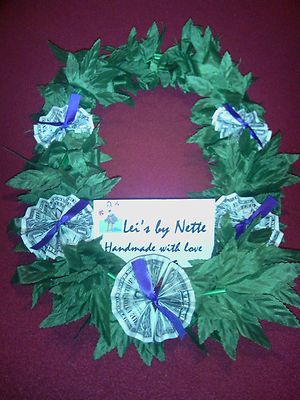 Money lei Graduation gift $5 real money 