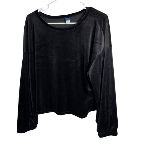 Old Navy Womens Black Velvet Long 