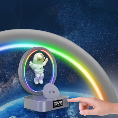 Magnetic Levitation Bluetooth Speaker Astronaut Home RGB Mini