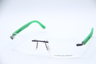 NEW PORSCHE DESIGN P'8233 S1 MATTE GREEN AUTHENTIC DESIGNER EYEGLASSES 60-16