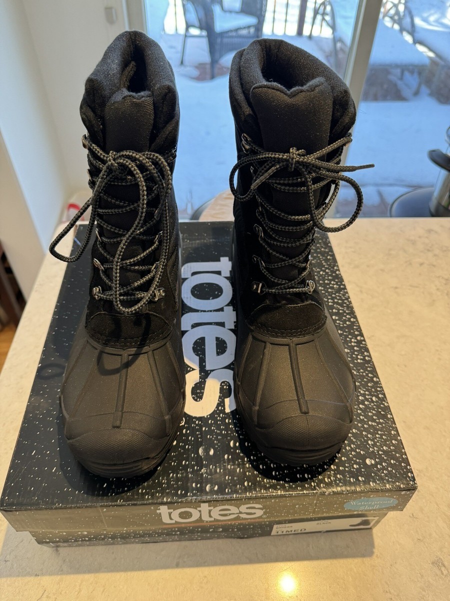 Totes Waterproof Lace Up Boots Size 11 Totes Moraine Winter Boots - Wide Width men main image 3