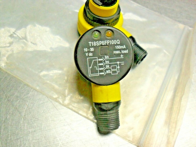 Banner T18sp6ff100q 33415 Photoelectric Sensor Switch For Sale