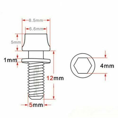 Tornillos titanio para bicicletas