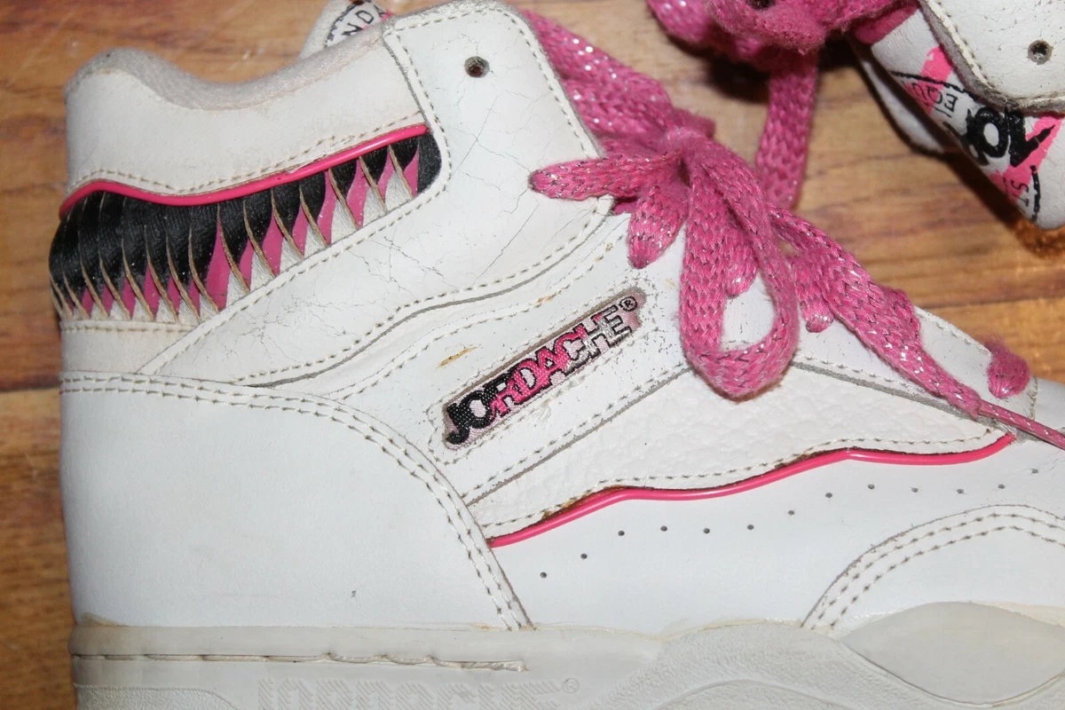 Vintage 80s Jordache High Top Shoes Sz 8 Made In Korea