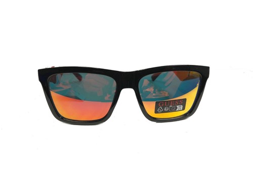 NWT GUESS Mens Sunglasses GO00067 01C Black/Multicolor mirror - Picture 6 of 9