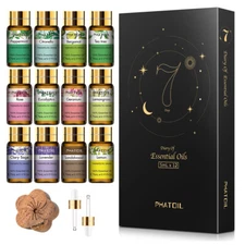 Pure Essential Oils Set 12x 5ml -for Diffusers, Home Care, Candle Making Scents
