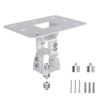 Universal Projector Ceiling Mount Low Profile Retractable Arms Black PR14B