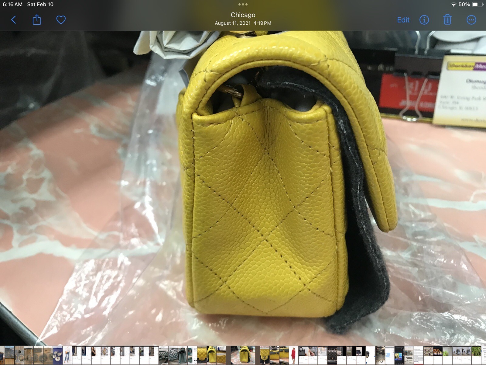 AUTHENTIC CHANEL CLASSIC Rectangular Mini Flap Ca… - image 4