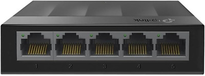 Tp-Link LS1005G Litewave 5 Port Gigabit Ethernet Switch | Desktop Ethernet Split