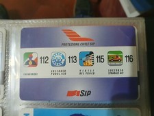 SCHEDA TELEFONICA PROTEZIONE CIVILE NUOVA PERFETTA MAGNETIZZATA C&C 2369 G 339