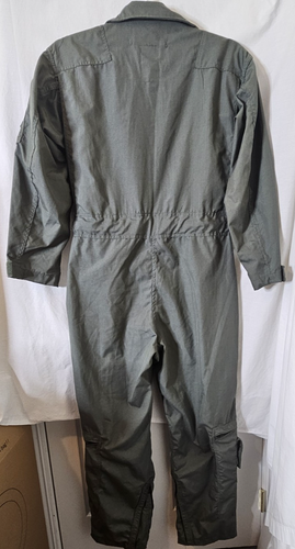 Mono utilitario para hombre 44R mono de volante militar resistente al fuego caqui verde - Imagen 6 de 12