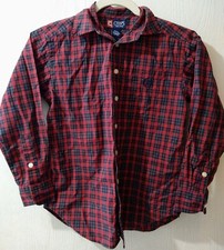 Chaps boys long sleeve buttondown shirt size 8 