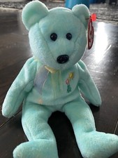 Ty Beanie Baby Ariel the Bear 2000 Pediatric AIDS Foundation Charity-RARE