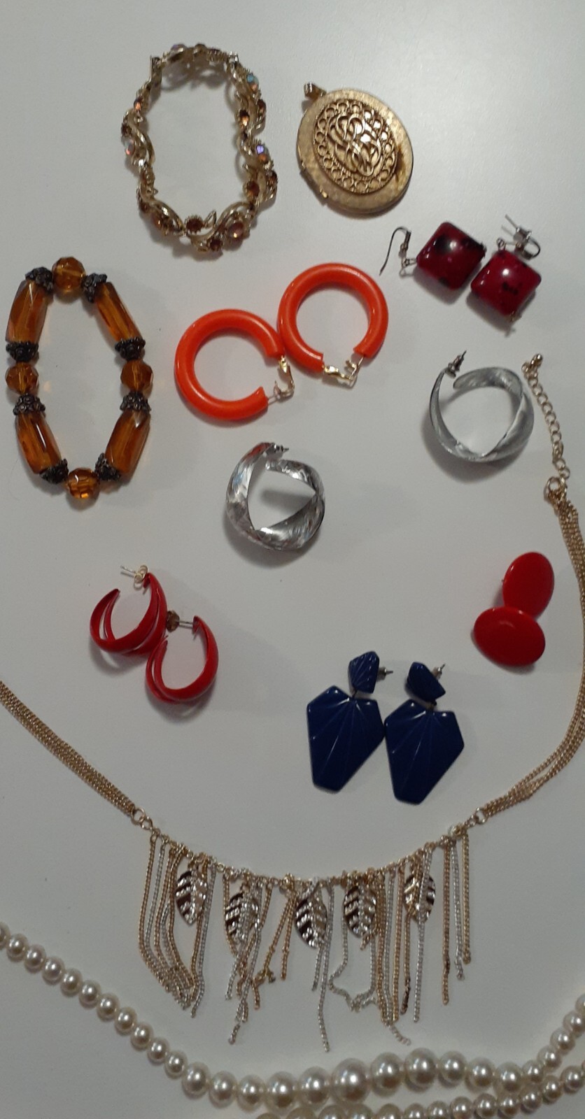 Mix Lot of Costume Jewelry, Earrings, Bracelets, Necklaces eBay