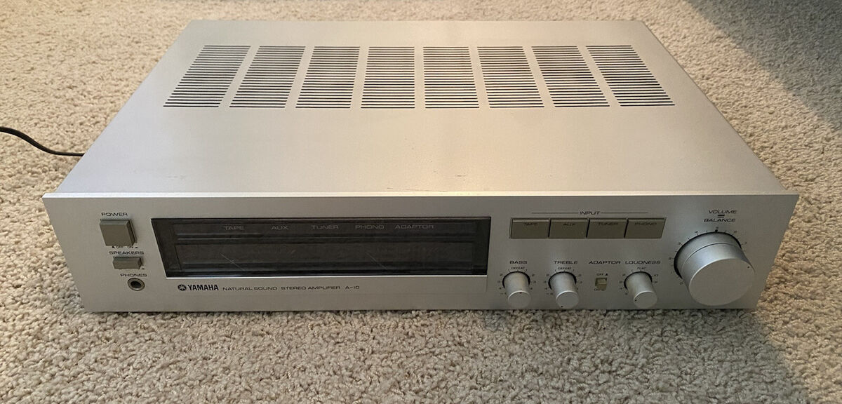 Rare Vintage Yamaha A-10 Natural Sound Stereo Amplifier Made Rare Vintage Yamaha A-10 Natural Sound Stereo Amplifier Made