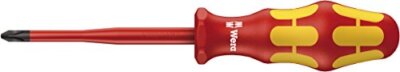 Wera 05006455001 162 is PH/S VDE Insulated Screwdriver w/ Reduced Blade Diameter