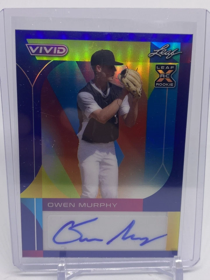 2022 Leaf Vivid Owen Murphy Blue Autograph 13/30 (529) - Image 2 of 4