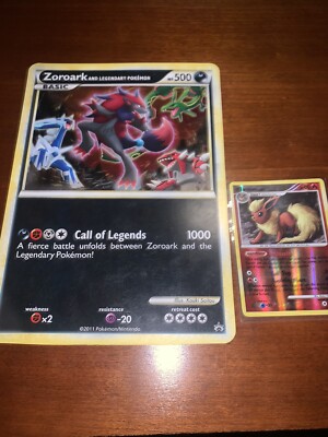 Zoroark And Legendary Pokemon Jumbo Holo Card | eBay