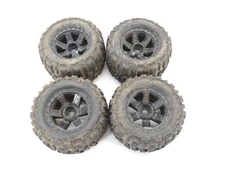 4x Proline Trencher X #1184 1/8 Monster Truck Tires & 17mm Hex Wheels Used