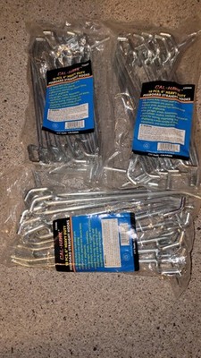 (30Pcs) Cal-Hawk Heavy Duty Pegboard Straight Hooks 6-inch CZSH4A 