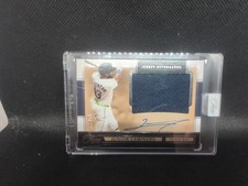 2025 Panini Three And Two Junior Caminero Jersey Autograph /99 On Card! Encased