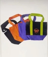 Trader Joe's Mini Halloween Canvas Tote Bag Set Of 4 Colors Limited Presale