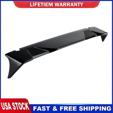 Glossy Black Rear Roof Trunk Spoiler Lip Wing For Ford F-150 All Gloss Black