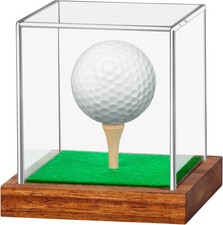 Golf Ball Display Case, Clear Acrylic Golf Ball Showcase for Hole in one Ball