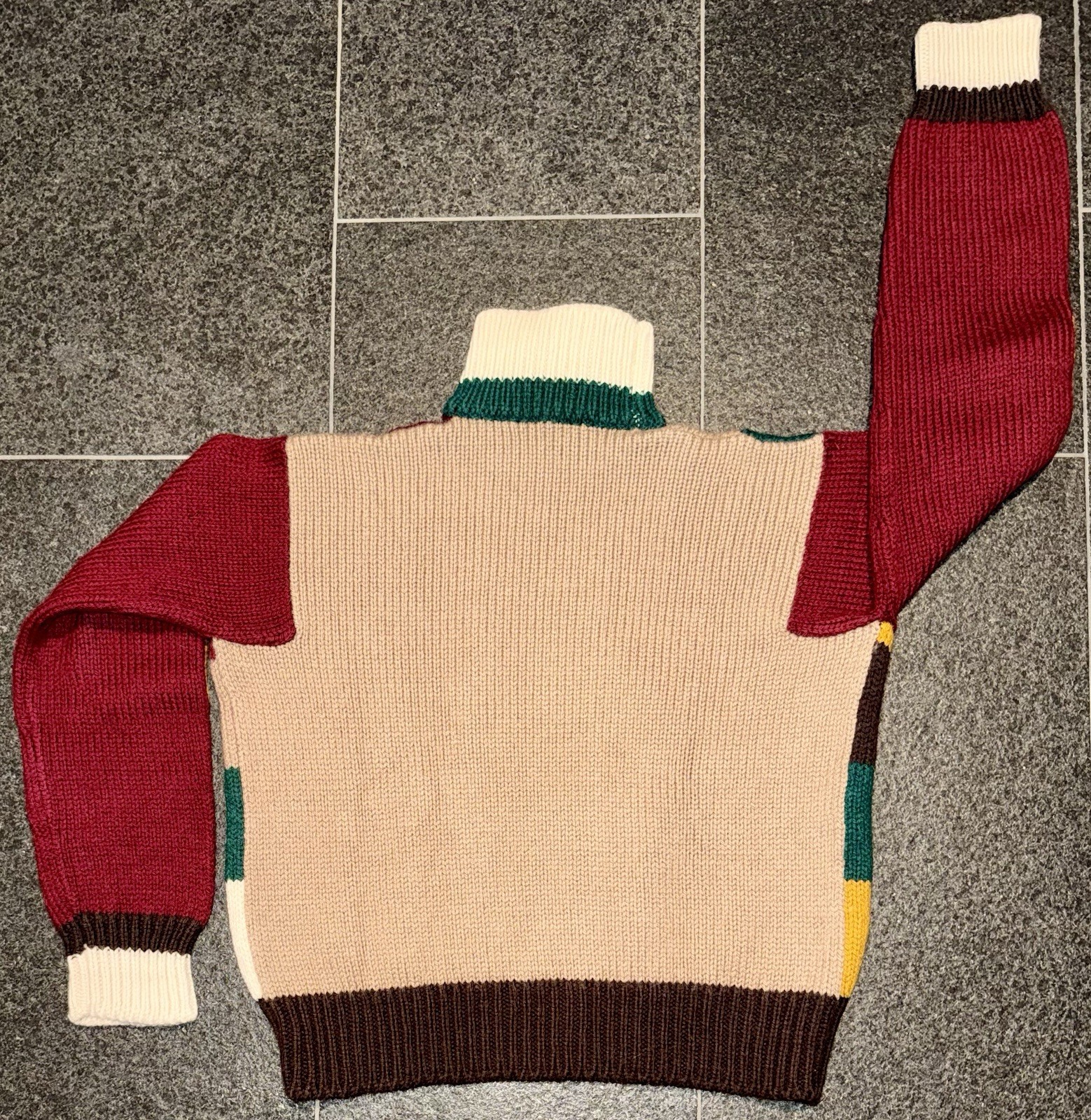 Dsquared2 F/W 2001 Ultra-Rare L Pullover Heavy Wool Knit Sweater Hot image 8