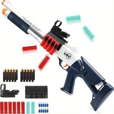 30 Inches Soft Bullet Toy Gun Toy Shotgun Shell Ejection Foam Blasters Kids Gift